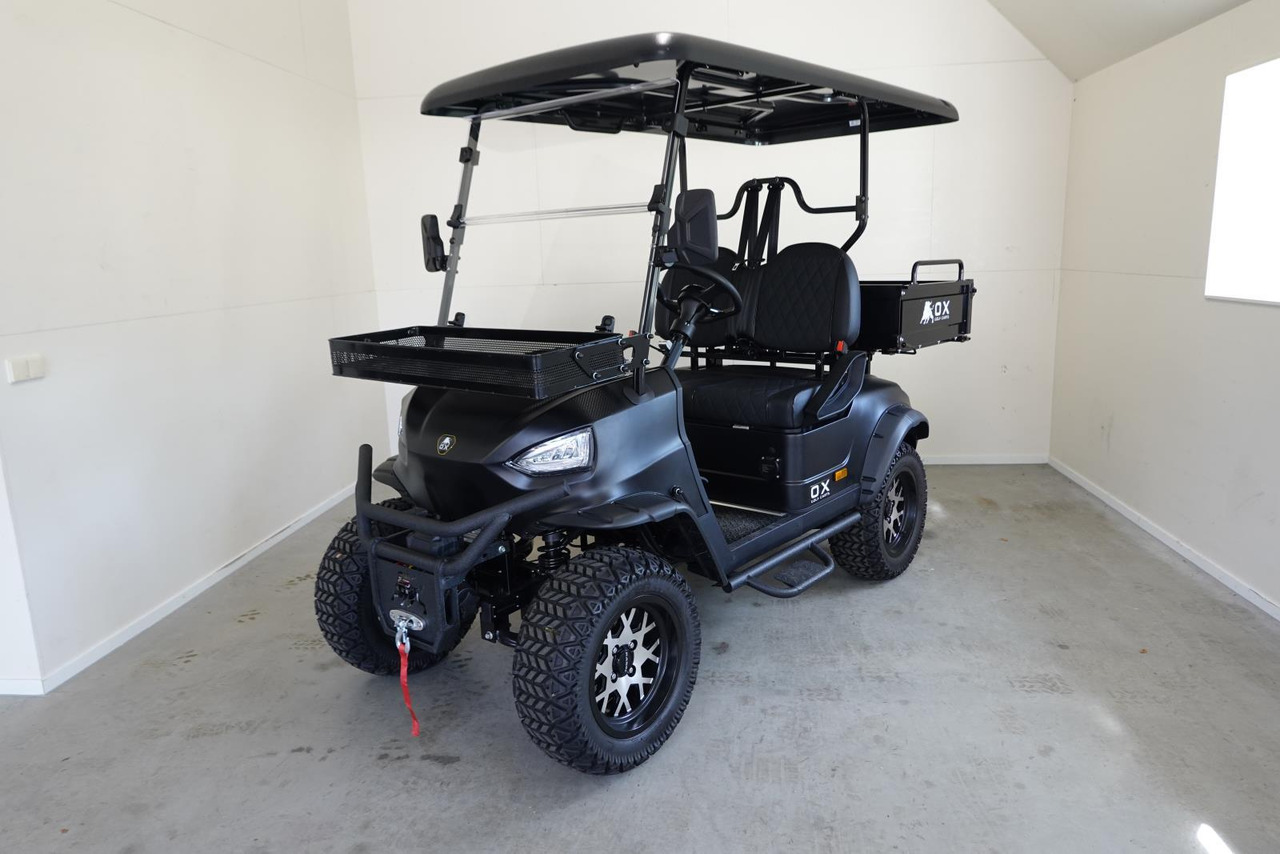 OX KG2L 2-Zits met Kiepbare Laadbak Mat-Zwart Nieuw - Carrinho de golfe: foto 1 OX KG2L 2-Zits met Kiepbare Laadbak Mat-Zwart Nieuw - Carrinho de golfe: foto 1