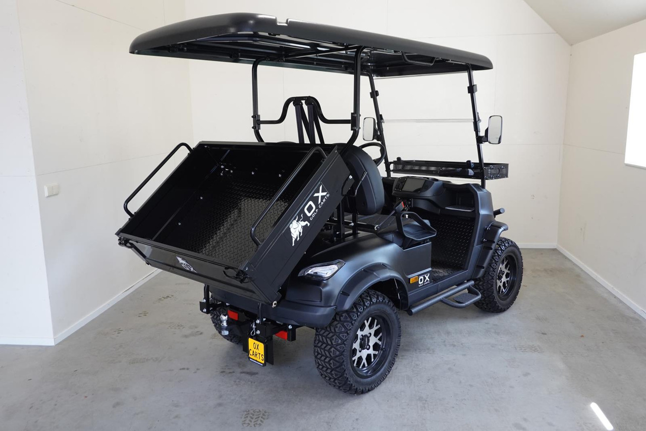 OX KG2L 2-Zits met Kiepbare Laadbak Mat-Zwart Nieuw - Carrinho de golfe: foto 5 OX KG2L 2-Zits met Kiepbare Laadbak Mat-Zwart Nieuw - Carrinho de golfe: foto 5