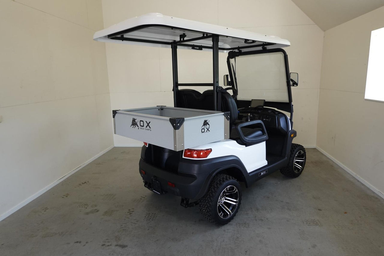 OX ZG2L 2-zits Golfkar met Laadbak Wit Nieuw - Carrinho de golfe: foto 4 OX ZG2L 2-zits Golfkar met Laadbak Wit Nieuw - Carrinho de golfe: foto 4