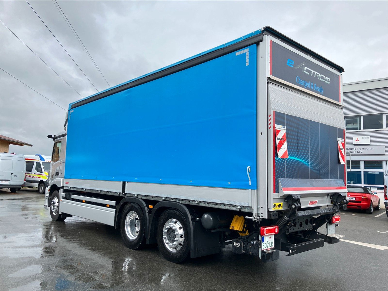 Mercedes-Benz eActros 400L 6x2 - Camião de lona, Caminhão elétrico: foto 2 Mercedes-Benz eActros 400L 6x2 - Camião de lona, Caminhão elétrico: foto 2