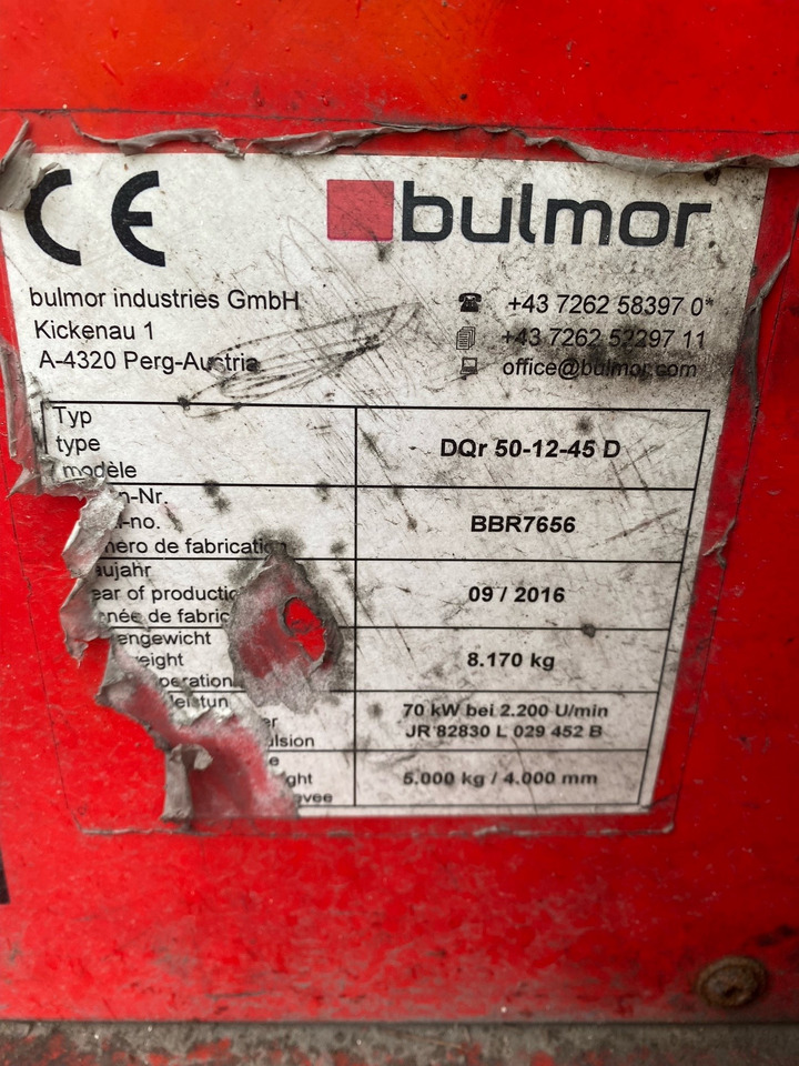 Empilhador lateral BULMOR DQR50/12/45/D: foto 7