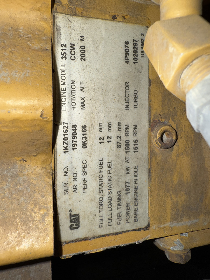 CATPILLAR 3512 - Ferramenta/ Equipamento: foto 3 CATPILLAR 3512 - Ferramenta/ Equipamento: foto 3