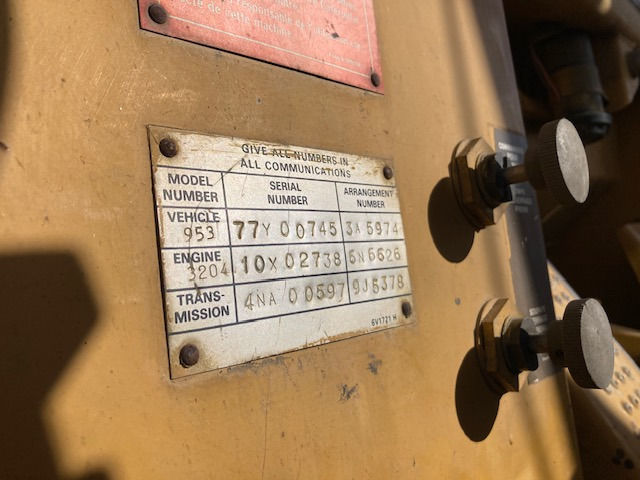 CHARGEUSE SUR CHENILLES CATERPILLAR 953 - Pá carregadoras de rastos: foto 1 CHARGEUSE SUR CHENILLES CATERPILLAR 953 - Pá carregadoras de rastos: foto 1