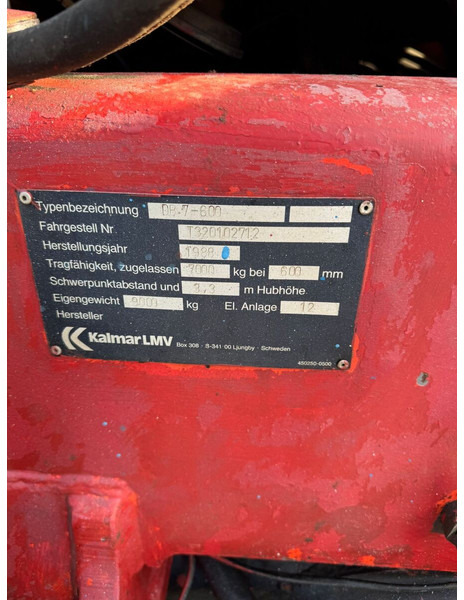 Kalmar DB7 - 600 - Empilhadeira: foto 2 Kalmar DB7 - 600 - Empilhadeira: foto 2