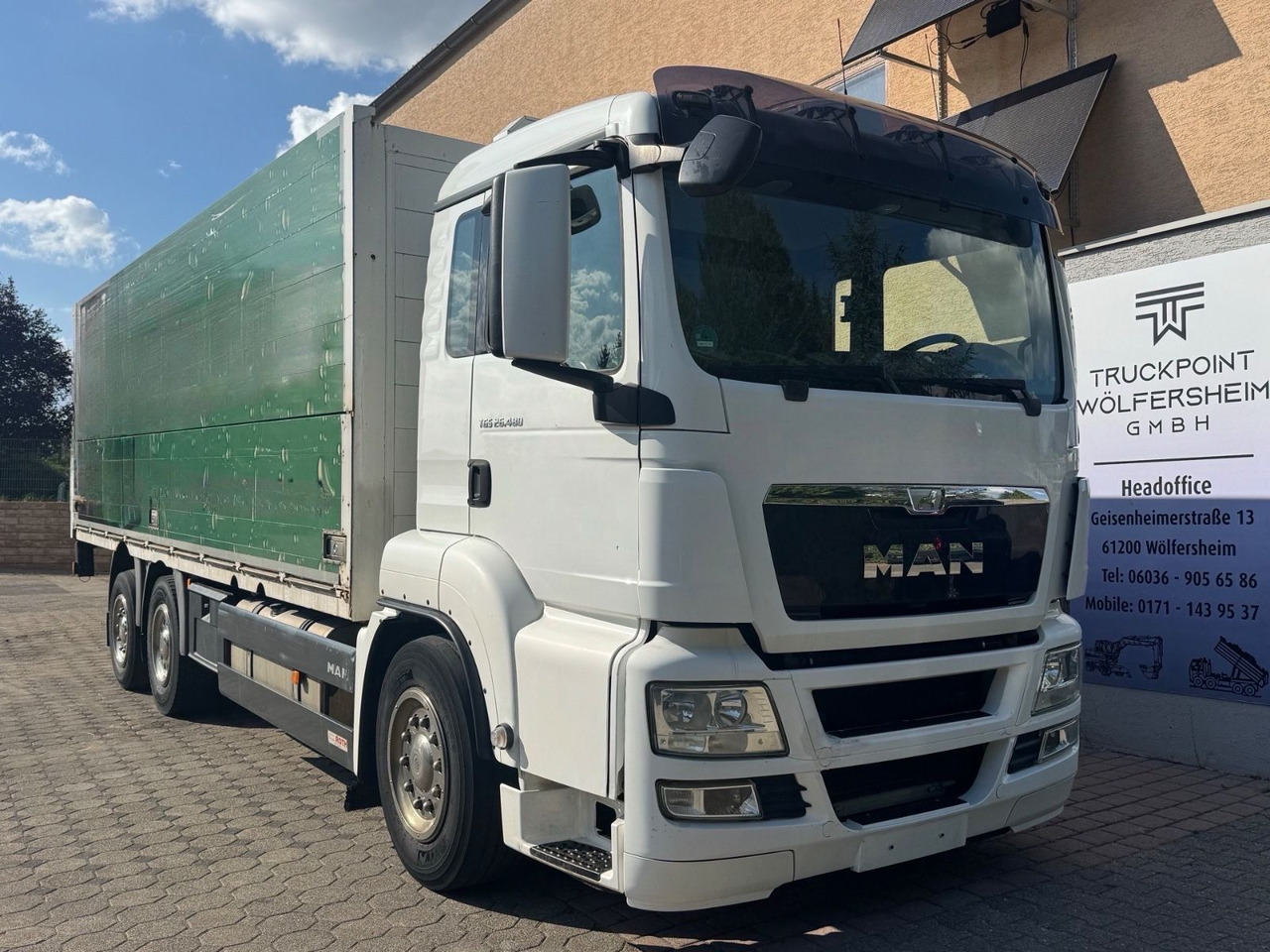 MAN TGS 26.480/Lenk-Lift/Kamera/AHK/Staplerhalterung - Camião transporte de bebidas: foto 1 MAN TGS 26.480/Lenk-Lift/Kamera/AHK/Staplerhalterung - Camião transporte de bebidas: foto 1
