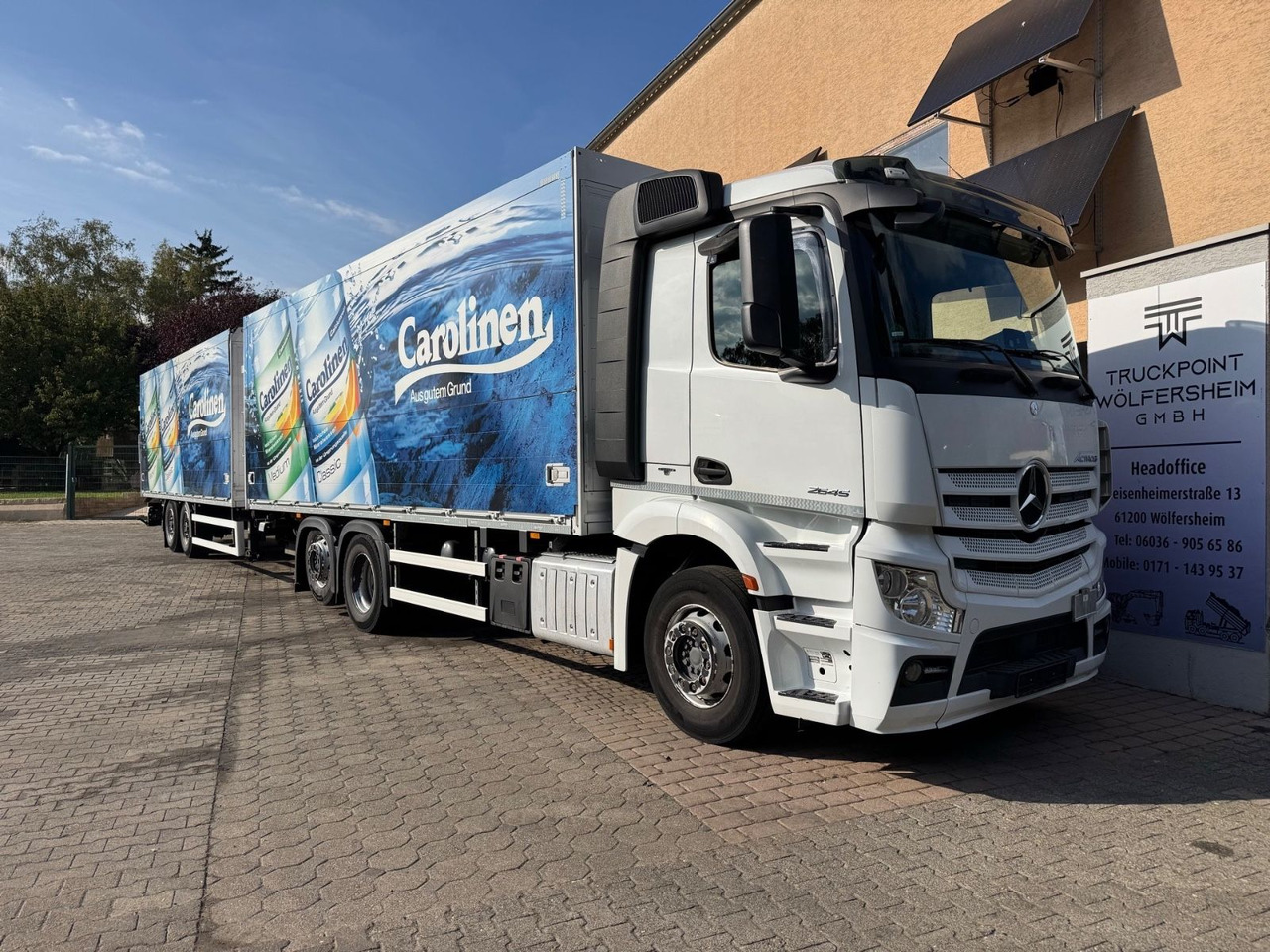 Mercedes-Benz Actros 2645/2xLBW/Retarder/Lenk-Lift/2xAHK - Camião transporte de bebidas: foto 1 Mercedes-Benz Actros 2645/2xLBW/Retarder/Lenk-Lift/2xAHK - Camião transporte de bebidas: foto 1