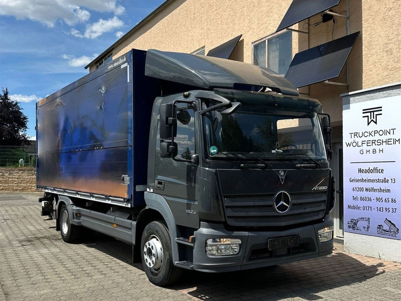 Mercedes-Benz Atego 1523/Klima/LBW/GT-Zertifiziert/2xAHK - Camião transporte de bebidas: foto 1 Mercedes-Benz Atego 1523/Klima/LBW/GT-Zertifiziert/2xAHK - Camião transporte de bebidas: foto 1