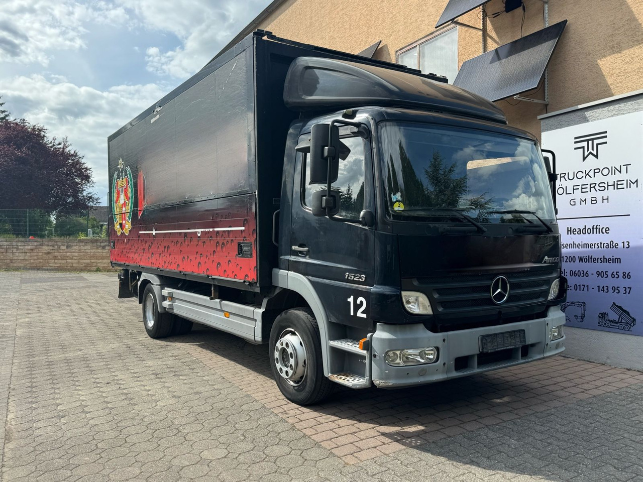 Mercedes-Benz Atego1523/LBW/AHK/Klima/Standh./aus.1Hand - Camião transporte de bebidas: foto 1 Mercedes-Benz Atego1523/LBW/AHK/Klima/Standh./aus.1Hand - Camião transporte de bebidas: foto 1