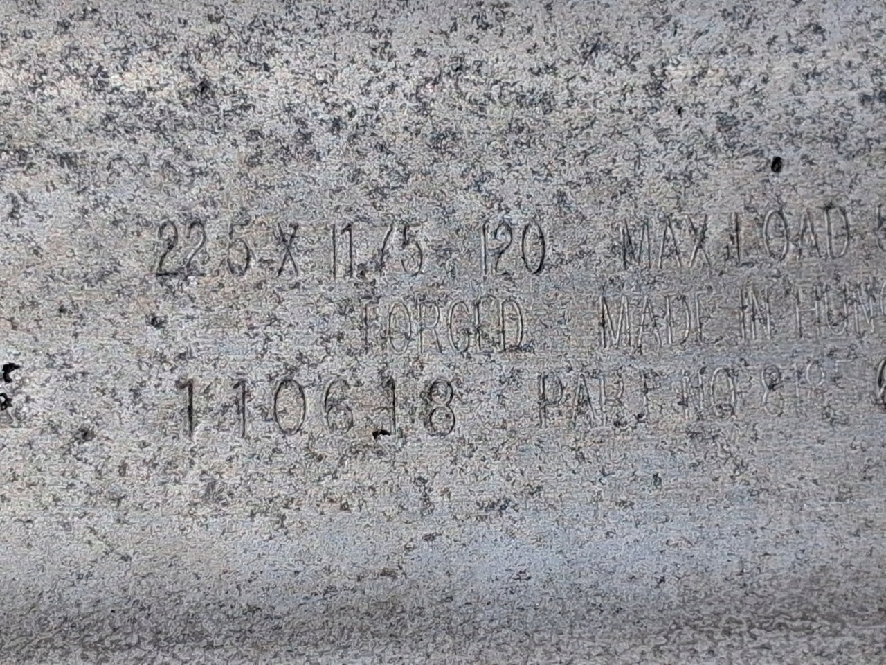 FELGA ALUMINIOWA ALCOA PRZÓD SZEROKA POLEROWANA 22,5 X 11,75 ET 120 TIR - Jante por Camião: foto 5 FELGA ALUMINIOWA ALCOA PRZÓD SZEROKA POLEROWANA 22,5 X 11,75 ET 120 TIR - Jante por Camião: foto 5
