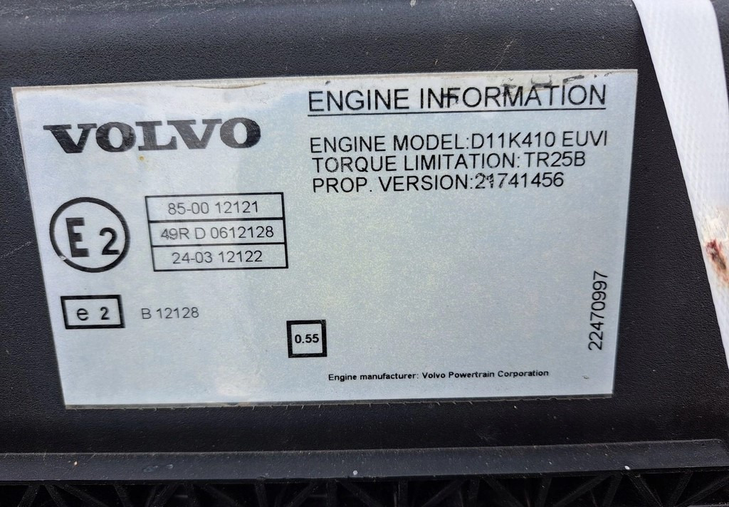 VOLVO KOMPLETNY D11K410 450 EUVI - Motor: foto 3 VOLVO KOMPLETNY D11K410 450 EUVI - Motor: foto 3
