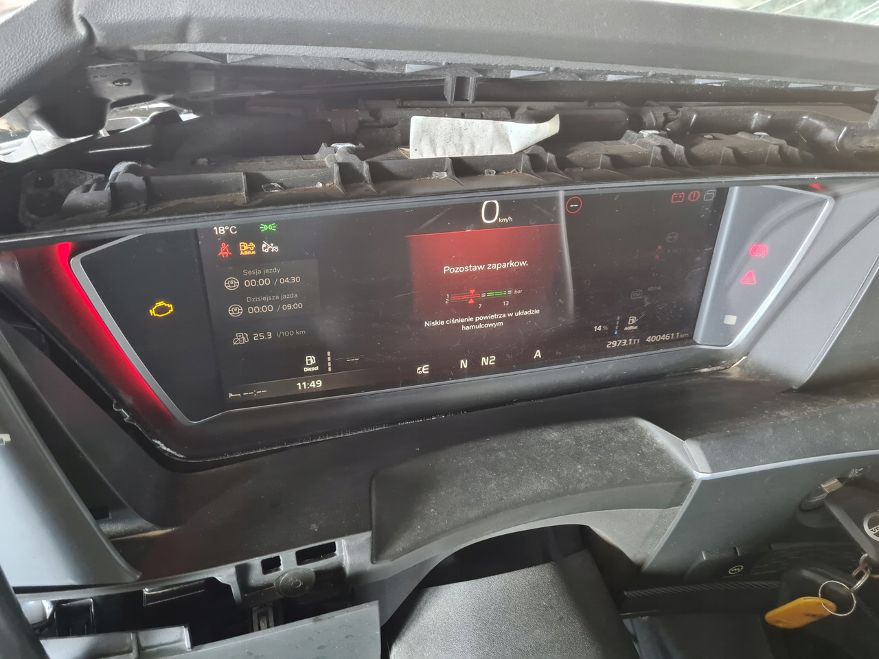 VOLVO ZEGARY LICZNIKI WYŚWIETLACZ VOLVO FH 5 FM 5 I-SAVE AUTOMAT 23595812 - Painel de instrumentos: foto 2 VOLVO ZEGARY LICZNIKI WYŚWIETLACZ VOLVO FH 5 FM 5 I-SAVE AUTOMAT 23595812 - Painel de instrumentos: foto 2