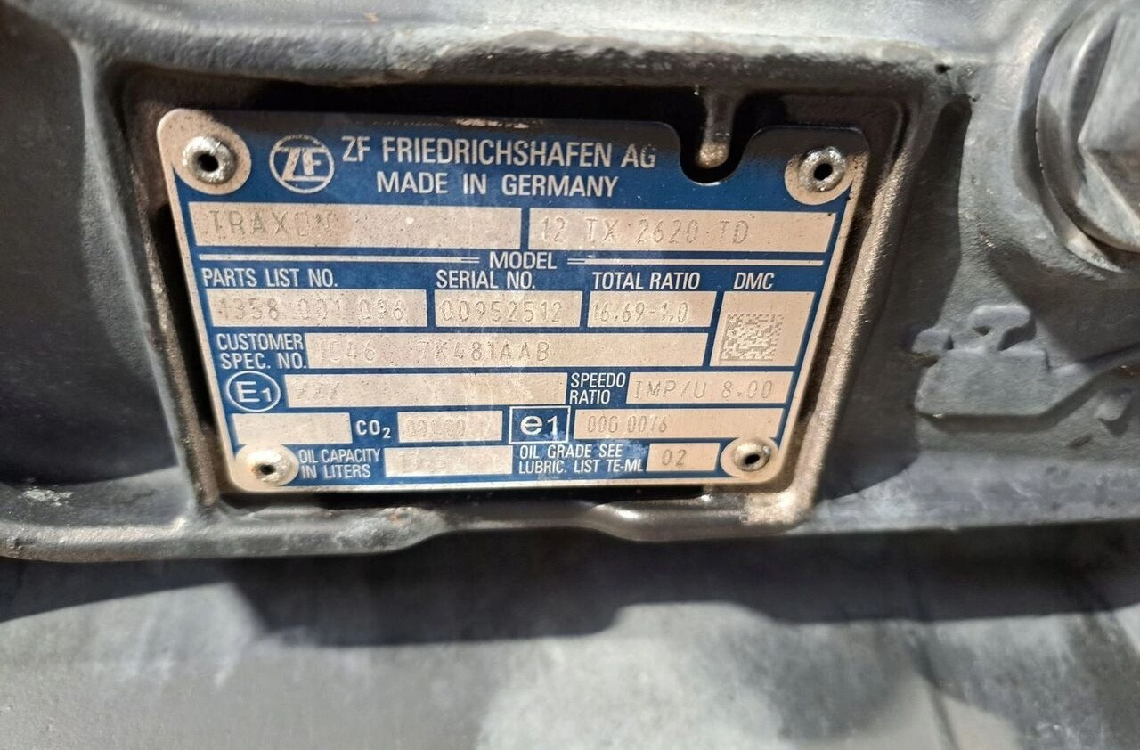 ZF TRAXON - Caixa de velocidade por Camião: foto 5 ZF TRAXON - Caixa de velocidade por Camião: foto 5