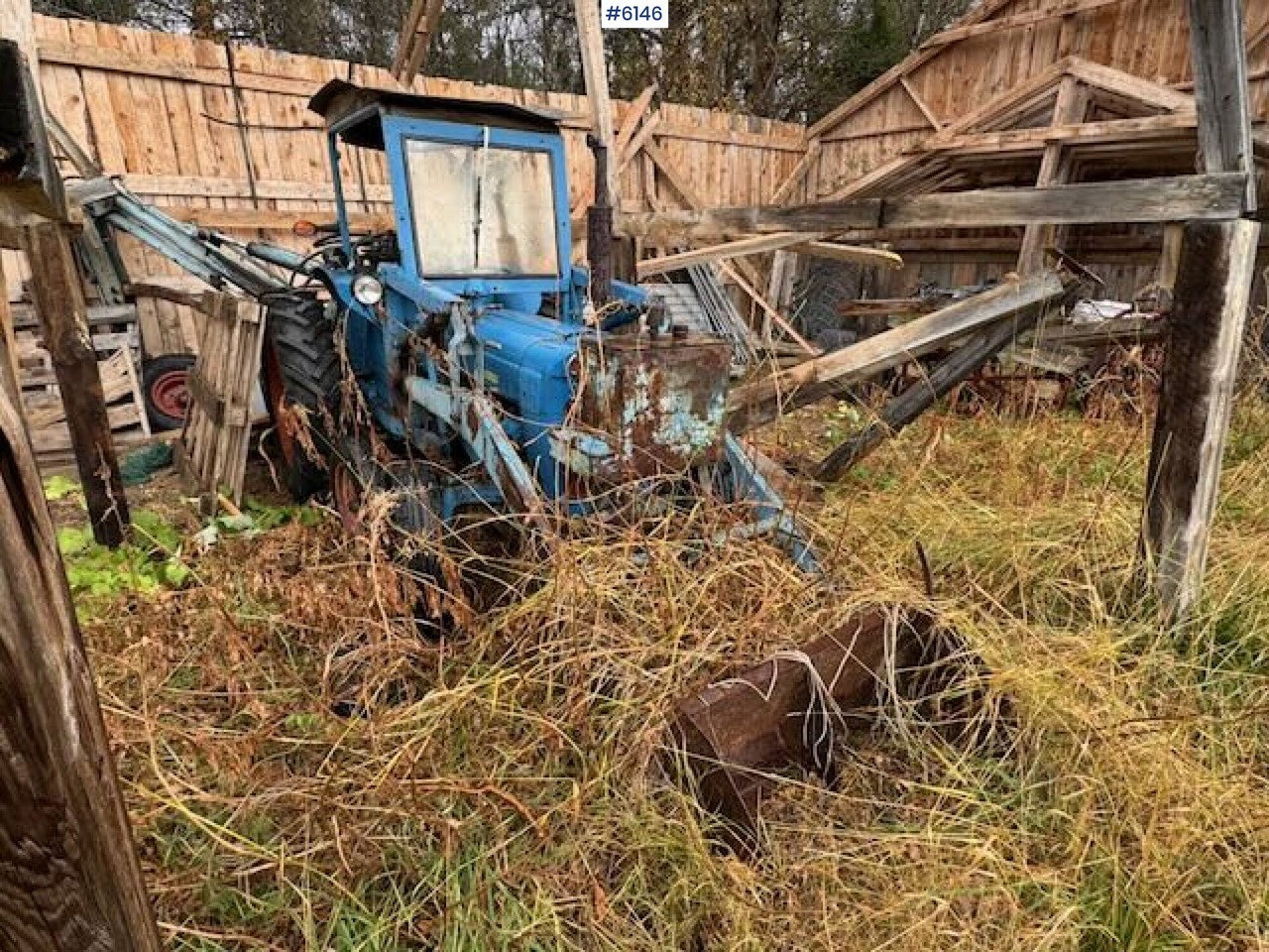 1962 Fordson Dexta with Hamjern backhoe attachment - Trator: foto 4 1962 Fordson Dexta with Hamjern backhoe attachment - Trator: foto 4