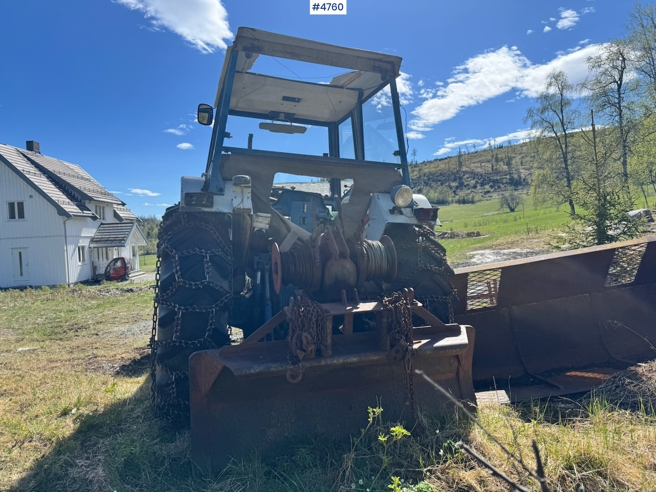 Trator 1978 Ford 6600 4x4 w/ Front Loader, Bucket, Twin Wheels and Winch.: foto 7