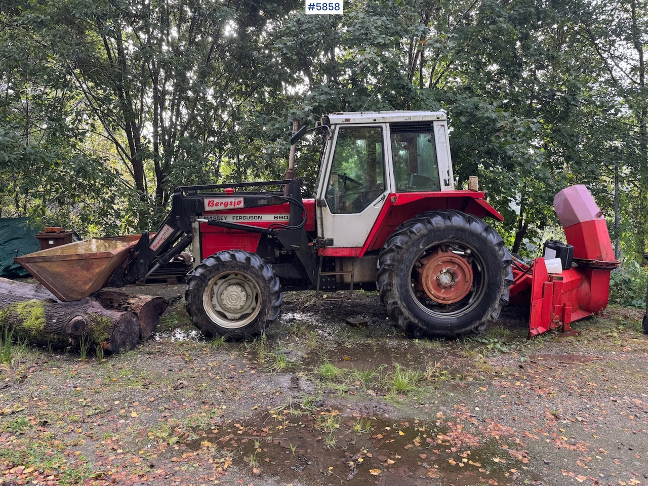 1983 Massey Ferguson 690 with front loader - Trator: foto 2 1983 Massey Ferguson 690 with front loader - Trator: foto 2