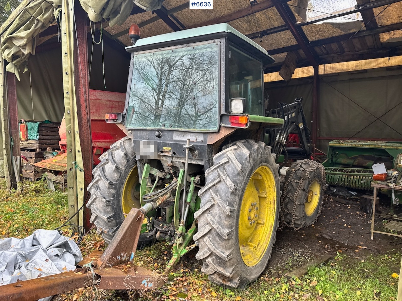 1985 John Deere 2040 4x4 m/ Frontlaster. - Trator: foto 3 1985 John Deere 2040 4x4 m/ Frontlaster. - Trator: foto 3