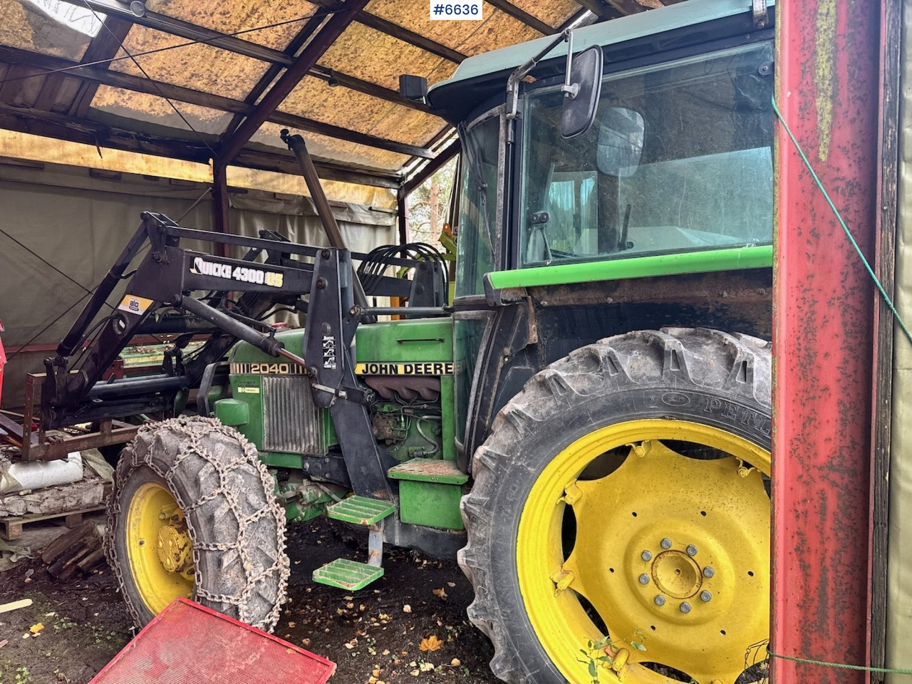1985 John Deere 2040 4x4 m/ Frontlaster. - Trator: foto 5 1985 John Deere 2040 4x4 m/ Frontlaster. - Trator: foto 5