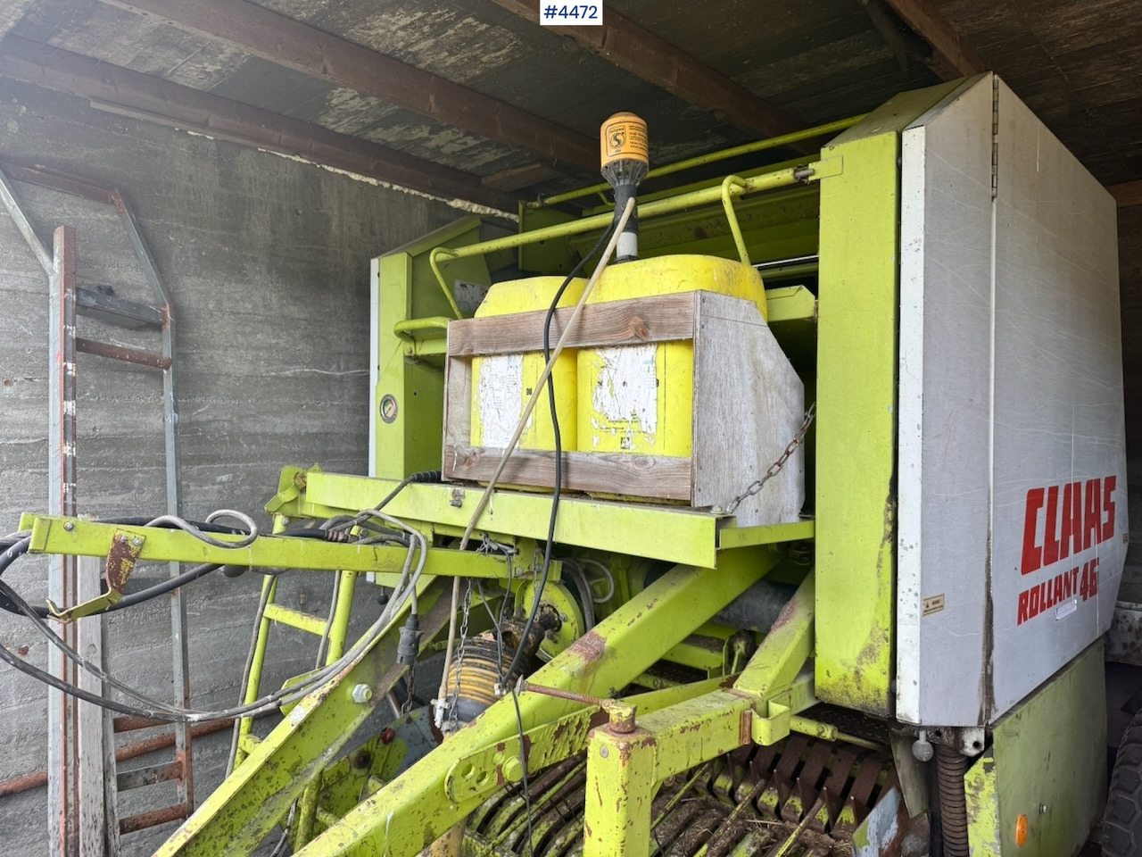 1990 Claas Rollant 46 Round Baler - Máquina para produção de feno: foto 4 1990 Claas Rollant 46 Round Baler - Máquina para produção de feno: foto 4