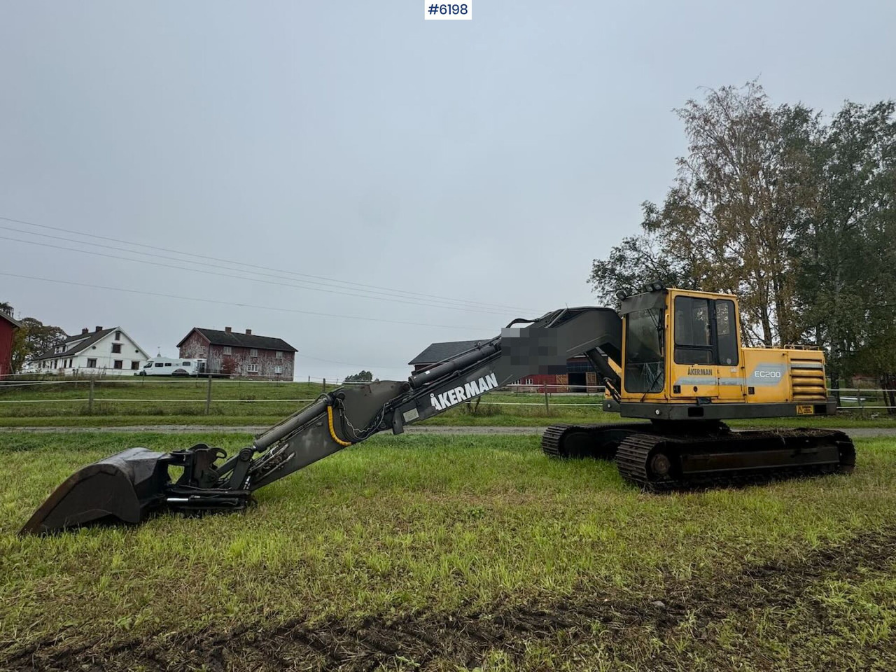 1993 Åkerman EC200 Tracked excavator w/ 2 buckets. New belts and sprocket. - Escavadeira: foto 4 1993 Åkerman EC200 Tracked excavator w/ 2 buckets. New belts and sprocket. - Escavadeira: foto 4
