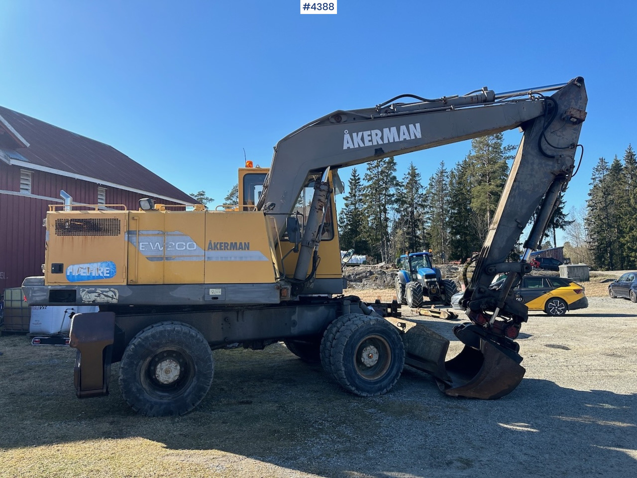 1995 Åkermann EW200 Wheel machine w/ grading bucket og tiltrotator. WATCH VIDEO. - Escavadeira: foto 3 1995 Åkermann EW200 Wheel machine w/ grading bucket og tiltrotator. WATCH VIDEO. - Escavadeira: foto 3