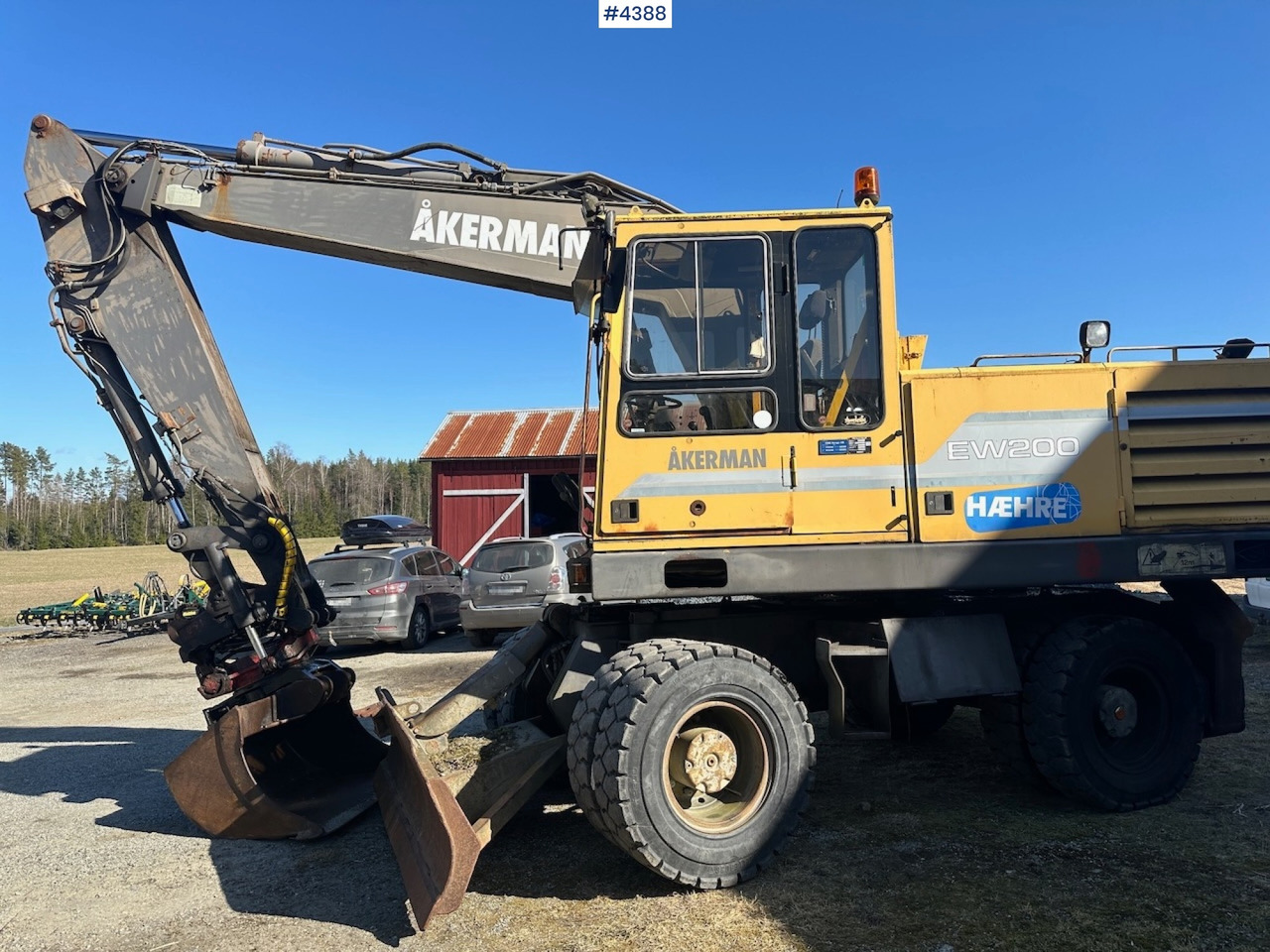 1995 Åkermann EW200 Wheel machine w/ grading bucket og tiltrotator. WATCH VIDEO. - Escavadeira: foto 2 1995 Åkermann EW200 Wheel machine w/ grading bucket og tiltrotator. WATCH VIDEO. - Escavadeira: foto 2