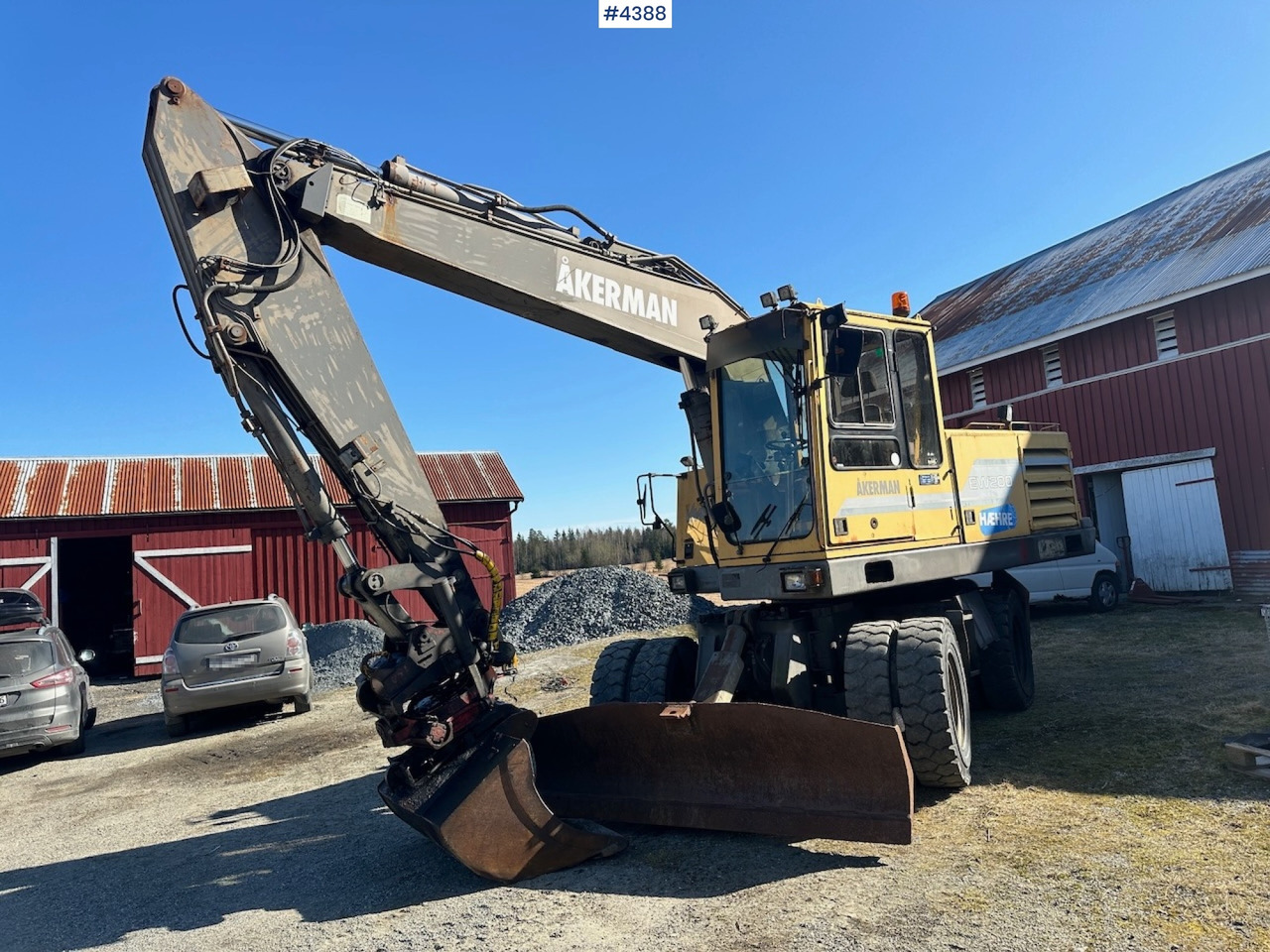 1995 Åkermann EW200 Wheel machine w/ grading bucket og tiltrotator. WATCH VIDEO. - Escavadeira: foto 5 1995 Åkermann EW200 Wheel machine w/ grading bucket og tiltrotator. WATCH VIDEO. - Escavadeira: foto 5