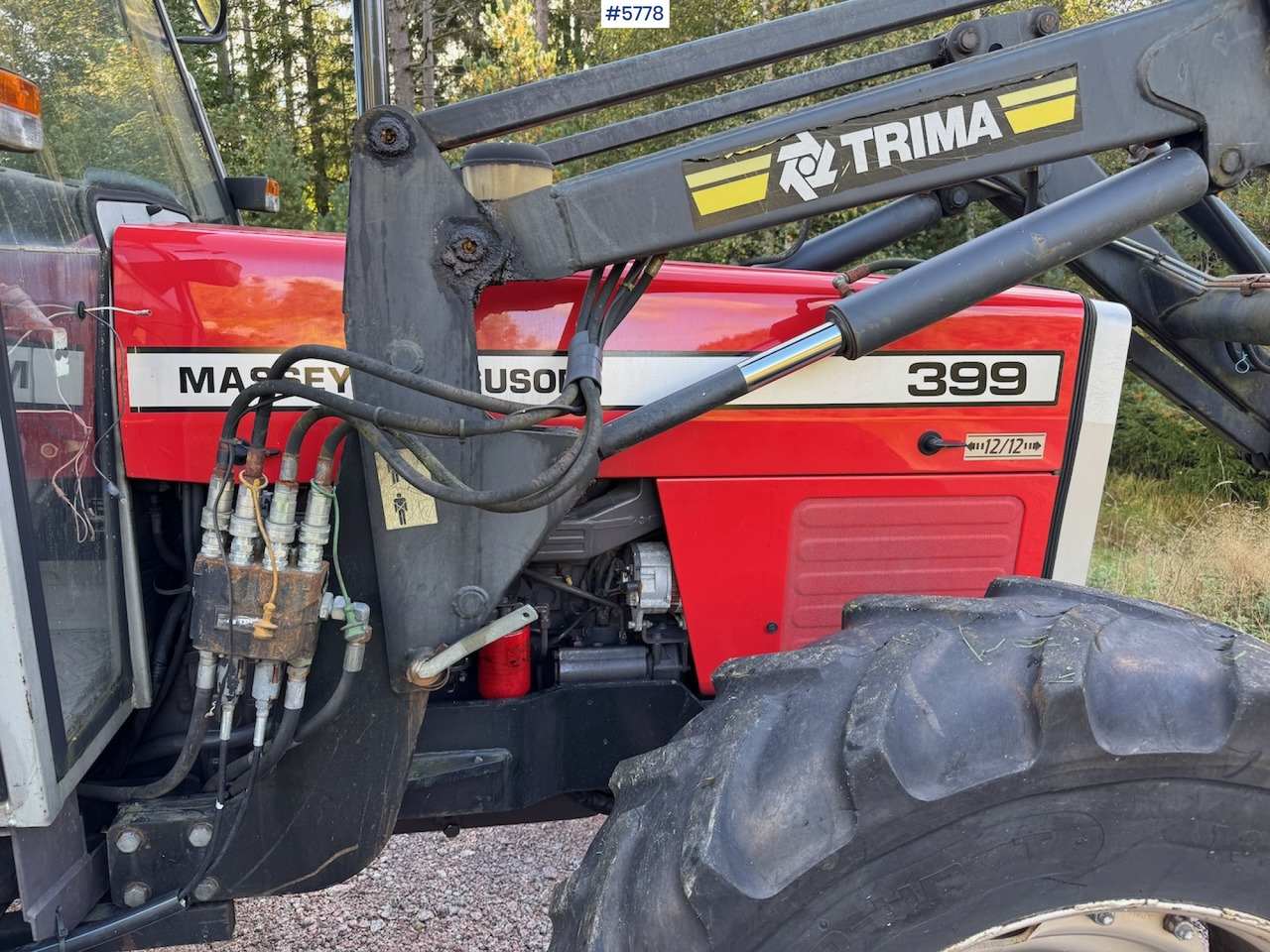 1995 Massey Ferguson 399 w/ front loader. - Trator: foto 3 1995 Massey Ferguson 399 w/ front loader. - Trator: foto 3