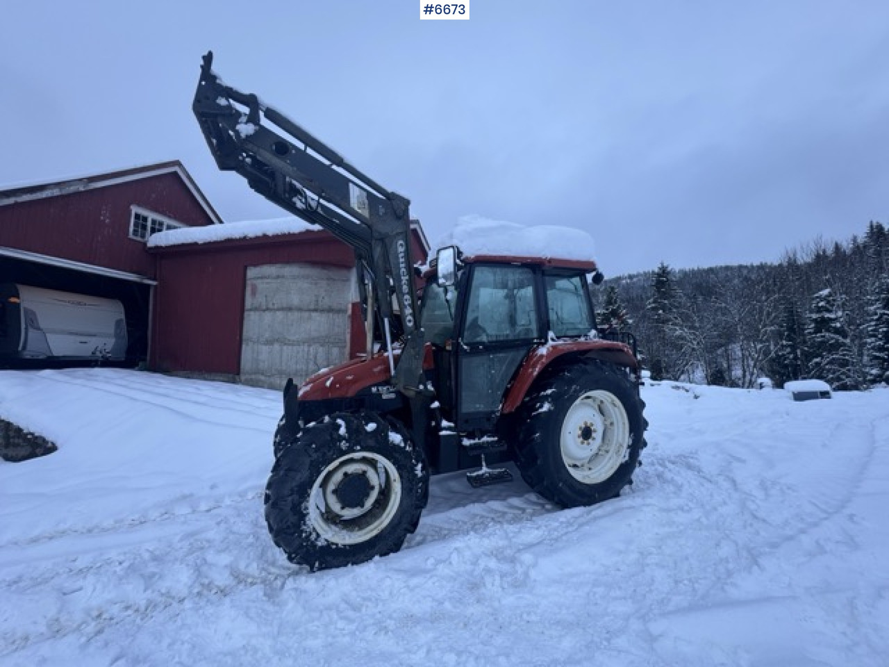 1996 New Holland L75 with front loader and 3rd function - Trator: foto 2 1996 New Holland L75 with front loader and 3rd function - Trator: foto 2