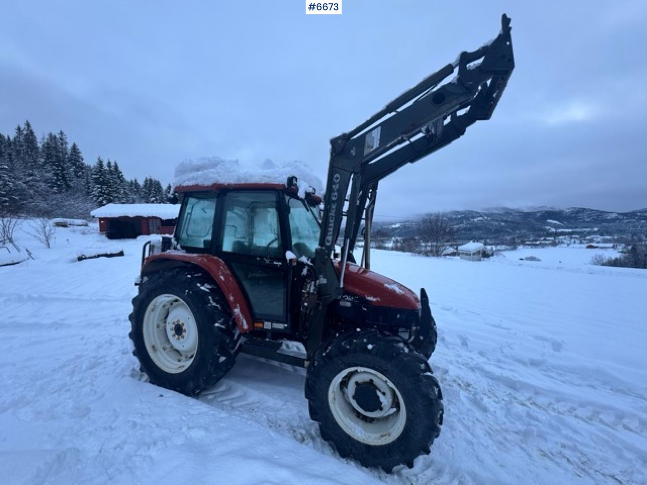 1996 New Holland L75 with front loader and 3rd function - Trator: foto 3 1996 New Holland L75 with front loader and 3rd function - Trator: foto 3