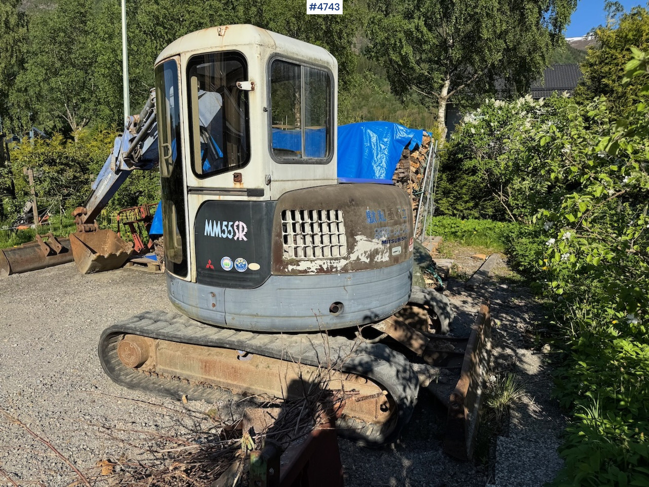 1998 Mitsubishi MM55SR-2 mini excavator - Escavadeira: foto 5 1998 Mitsubishi MM55SR-2 mini excavator - Escavadeira: foto 5