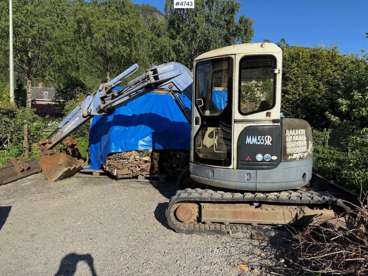 1998 Mitsubishi MM55SR-2 mini excavator - Escavadeira: foto 1 1998 Mitsubishi MM55SR-2 mini excavator - Escavadeira: foto 1