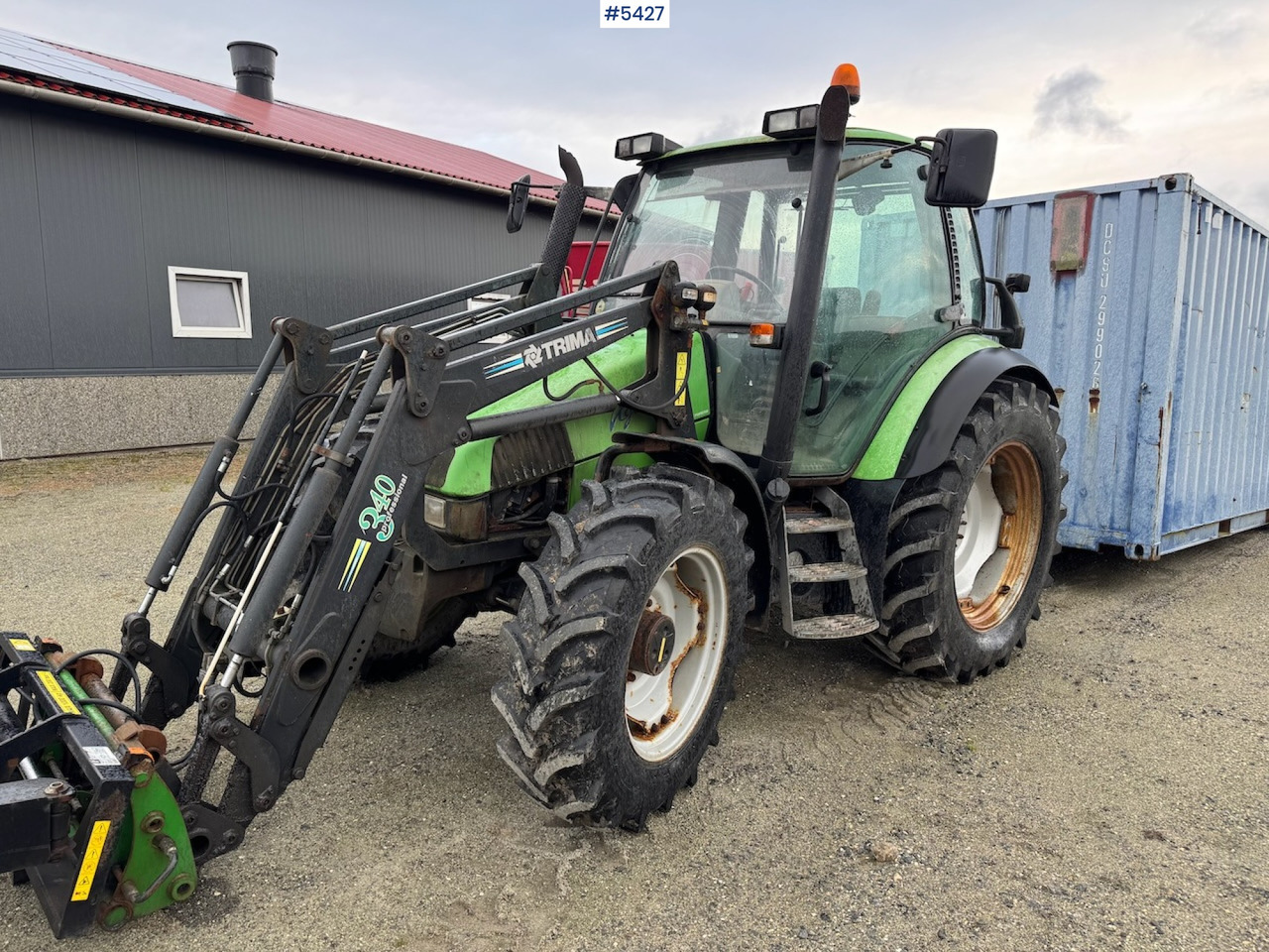 2001 Deutz Fahr Agrotron 90 w/front loader. - Trator: foto 2 2001 Deutz Fahr Agrotron 90 w/front loader. - Trator: foto 2