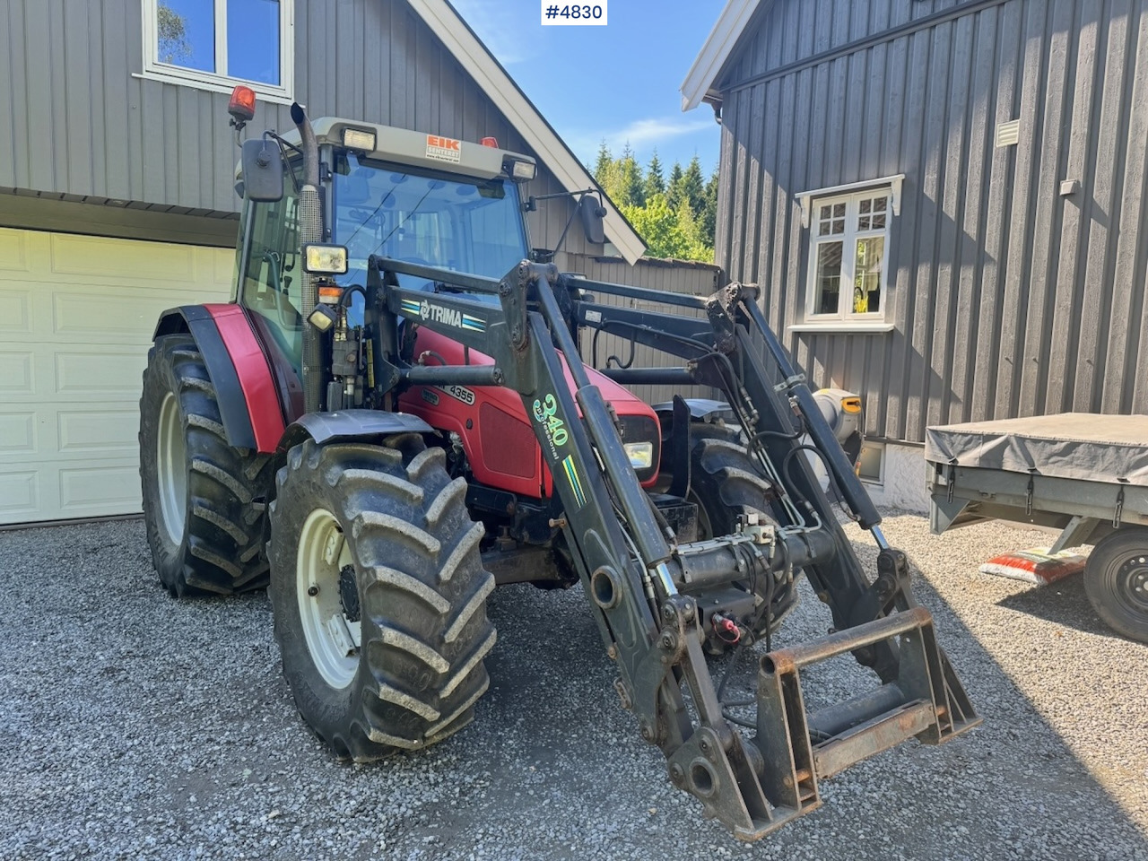 2001 Massey Ferguson 4355 4x4 with Front Loader - Trator: foto 3 2001 Massey Ferguson 4355 4x4 with Front Loader - Trator: foto 3