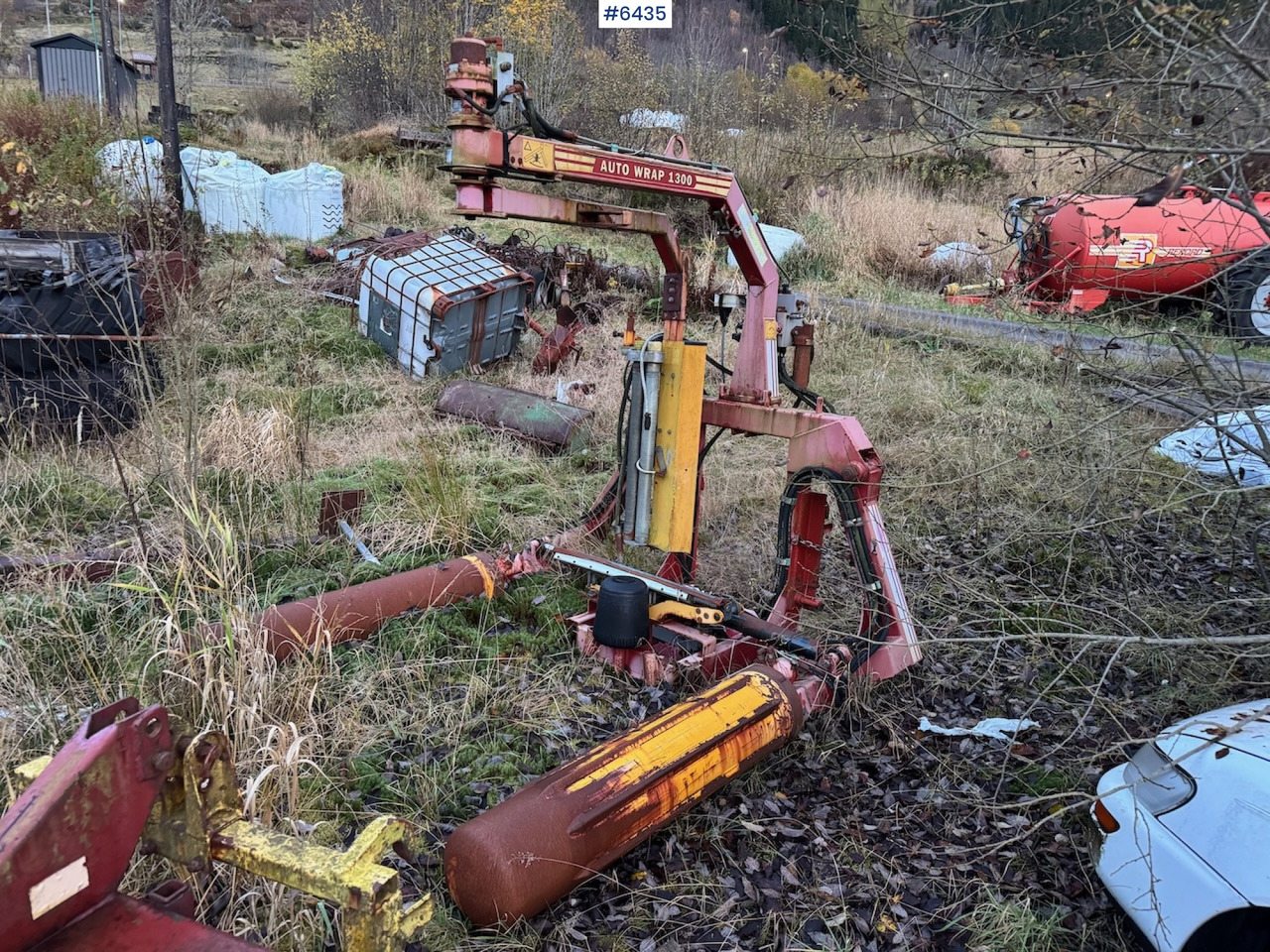 2001 Tellefsdal Auto Wrap 1300 Round bale wrapper. - Máquina para produção de feno: foto 1 2001 Tellefsdal Auto Wrap 1300 Round bale wrapper. - Máquina para produção de feno: foto 1