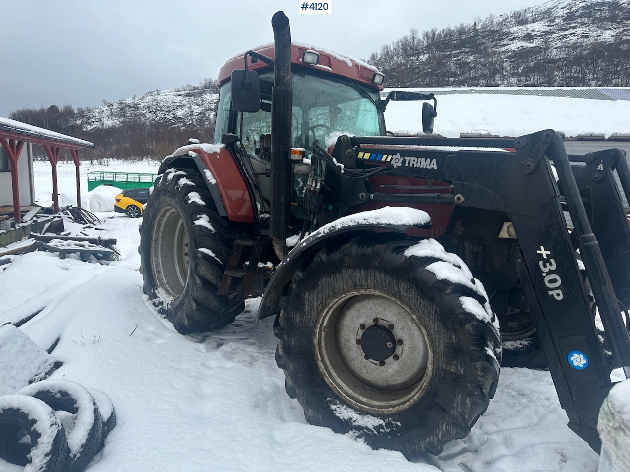 2002 CASE MX 135 MAXXUM 4x4 tractor with front loader. - Trator: foto 4 2002 CASE MX 135 MAXXUM 4x4 tractor with front loader. - Trator: foto 4