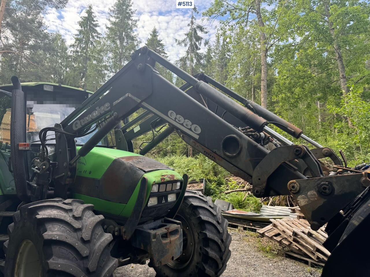 2004 Deutz-Fahr Agrotron TTV 1130 w/ front loader - Trator: foto 3 2004 Deutz-Fahr Agrotron TTV 1130 w/ front loader - Trator: foto 3