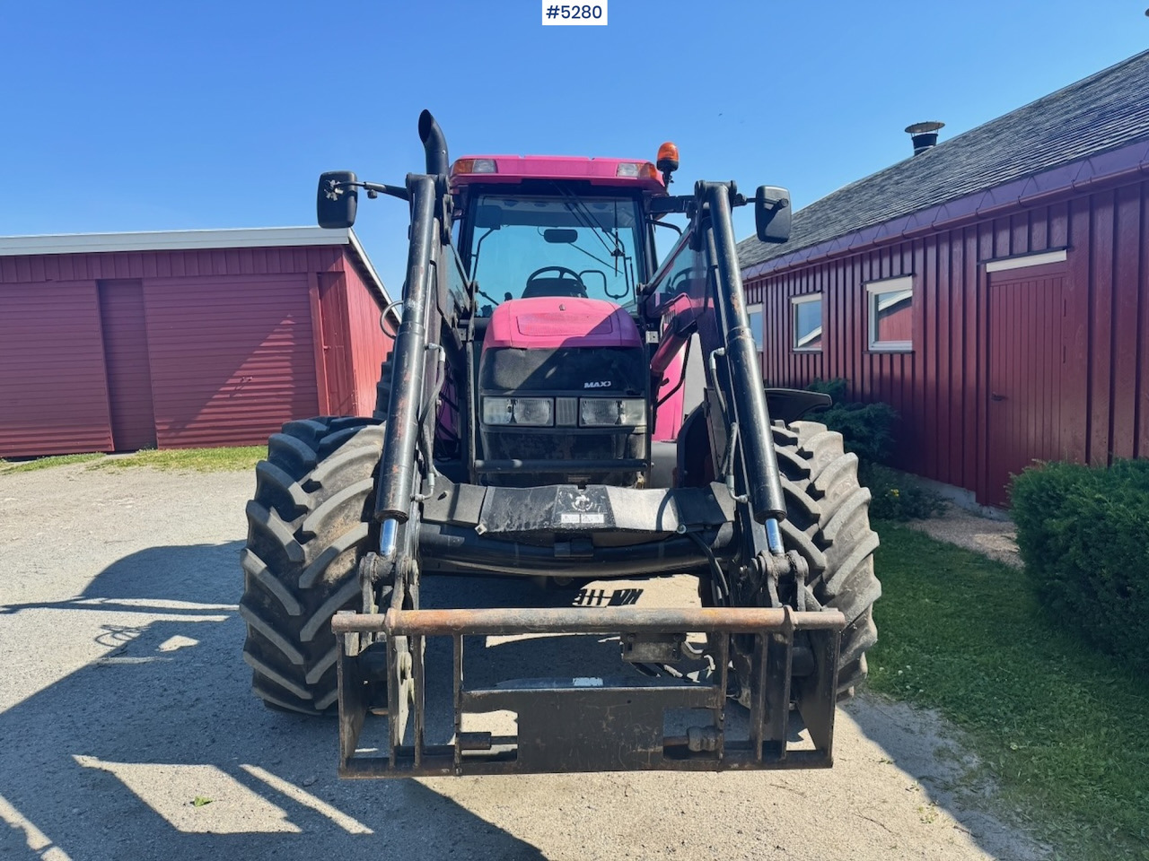 2006 Case MXM120 4x4 with front loader - Trator: foto 4 2006 Case MXM120 4x4 with front loader - Trator: foto 4