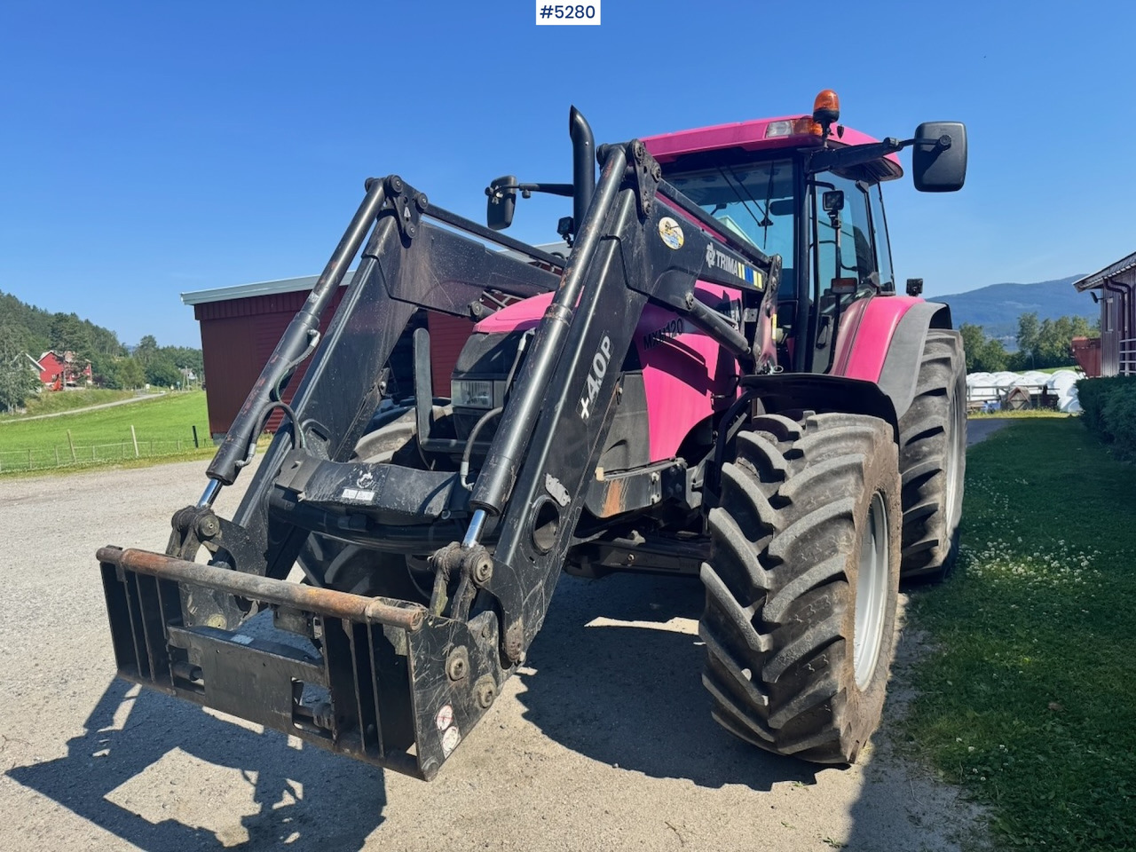 2006 Case MXM120 4x4 with front loader - Trator: foto 2 2006 Case MXM120 4x4 with front loader - Trator: foto 2