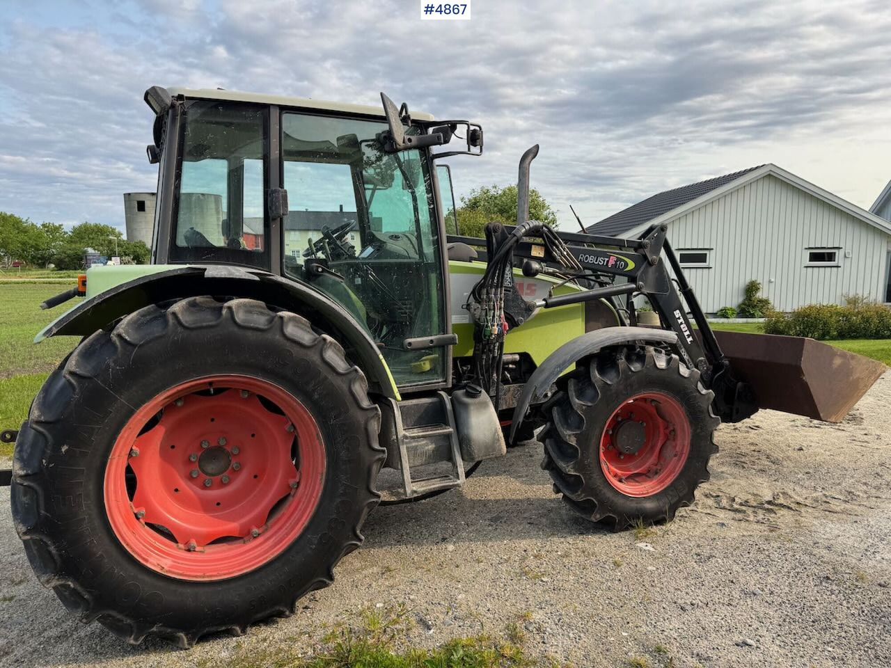 2007 Claas Celtis 446 with front loader, pallet forks, and bucket - Trator: foto 3 2007 Claas Celtis 446 with front loader, pallet forks, and bucket - Trator: foto 3