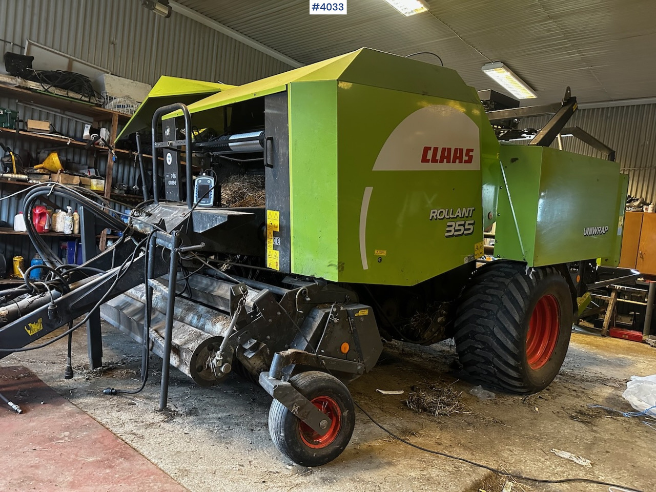2008 Claas rollant 355 uniwrap round baler press - Máquina para produção de feno: foto 1 2008 Claas rollant 355 uniwrap round baler press - Máquina para produção de feno: foto 1