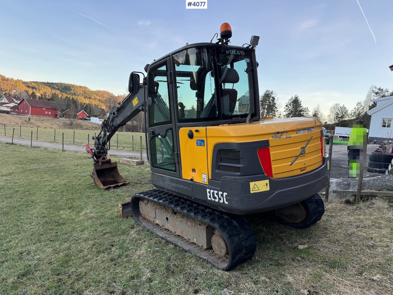 2013 Volvo EC 55 C w/rotor tilt, grapple and 3 buckets - Escavadeira: foto 3 2013 Volvo EC 55 C w/rotor tilt, grapple and 3 buckets - Escavadeira: foto 3