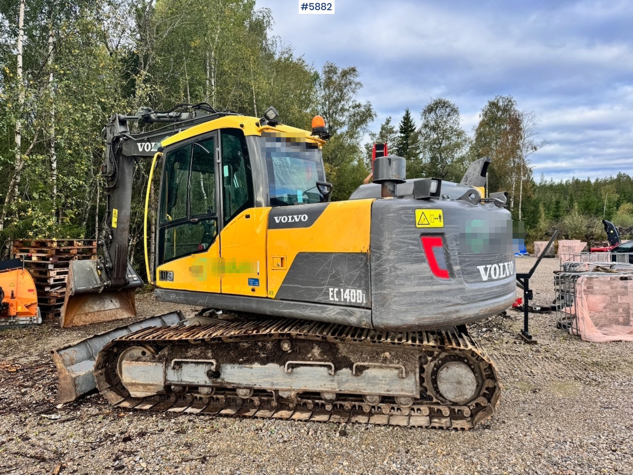 2013 Volvo EC140DL Crawler Excavator w/ Cleaning Bucket. - Escavadeira: foto 5 2013 Volvo EC140DL Crawler Excavator w/ Cleaning Bucket. - Escavadeira: foto 5