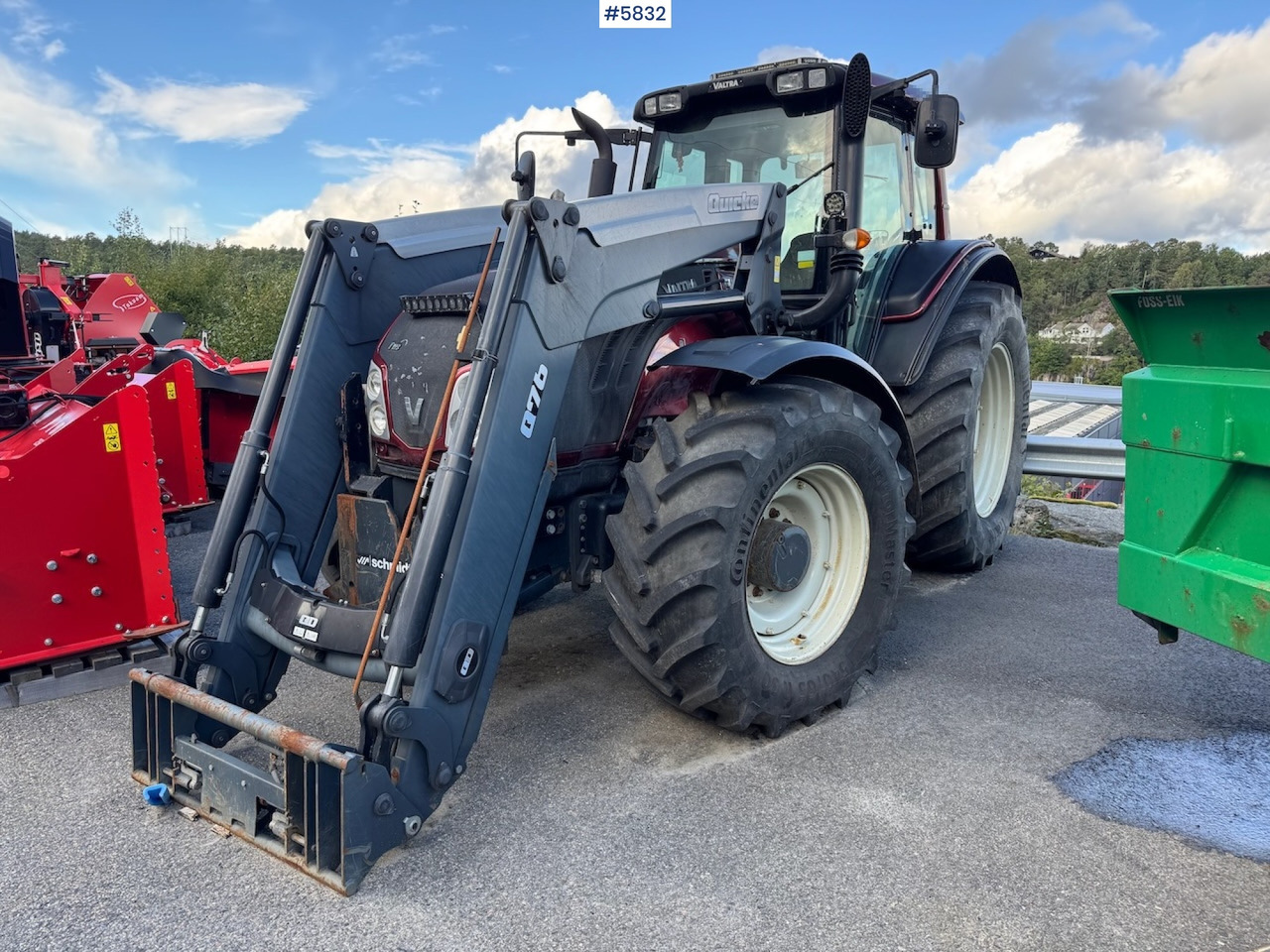 Trator 2014 Valtra T193 H w/ front loader and plow plate.: foto 8