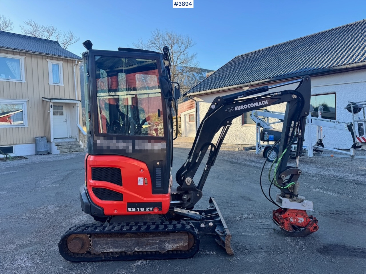 Escavadeira 2020 Euromach ES18ZT Minigraver w/ 3 Excavator bucket: foto 6 Escavadeira 2020 Euromach ES18ZT Minigraver w/ 3 Excavator bucket: foto 6