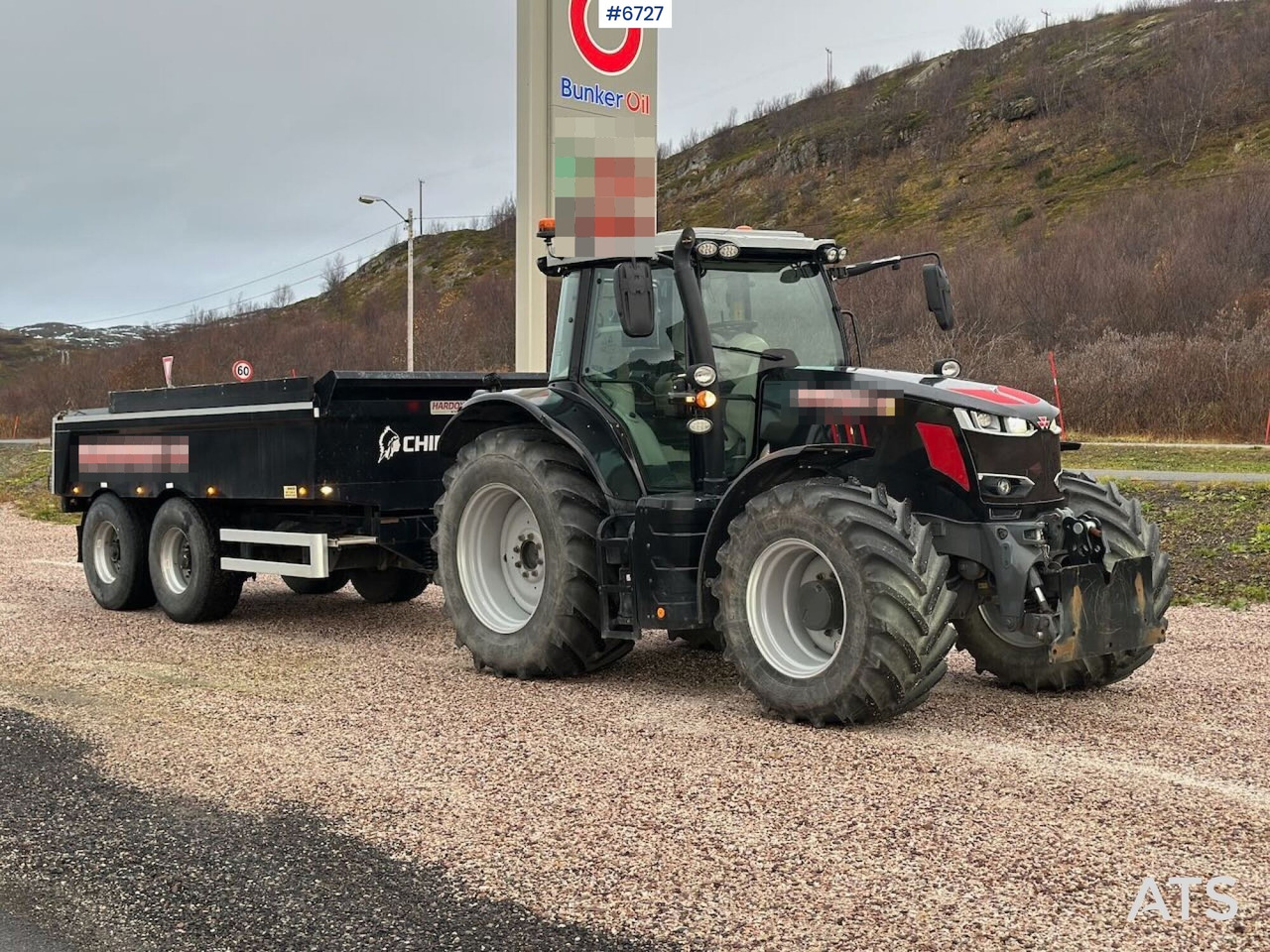 2020 Massey-Ferguson 7719 S 4x4 brøyterigget traktor m/ 2 sett dekk, snøfres og henger. SE VIDEO. - Trator: foto 1 2020 Massey-Ferguson 7719 S 4x4 brøyterigget traktor m/ 2 sett dekk, snøfres og henger. SE VIDEO. - Trator: foto 1