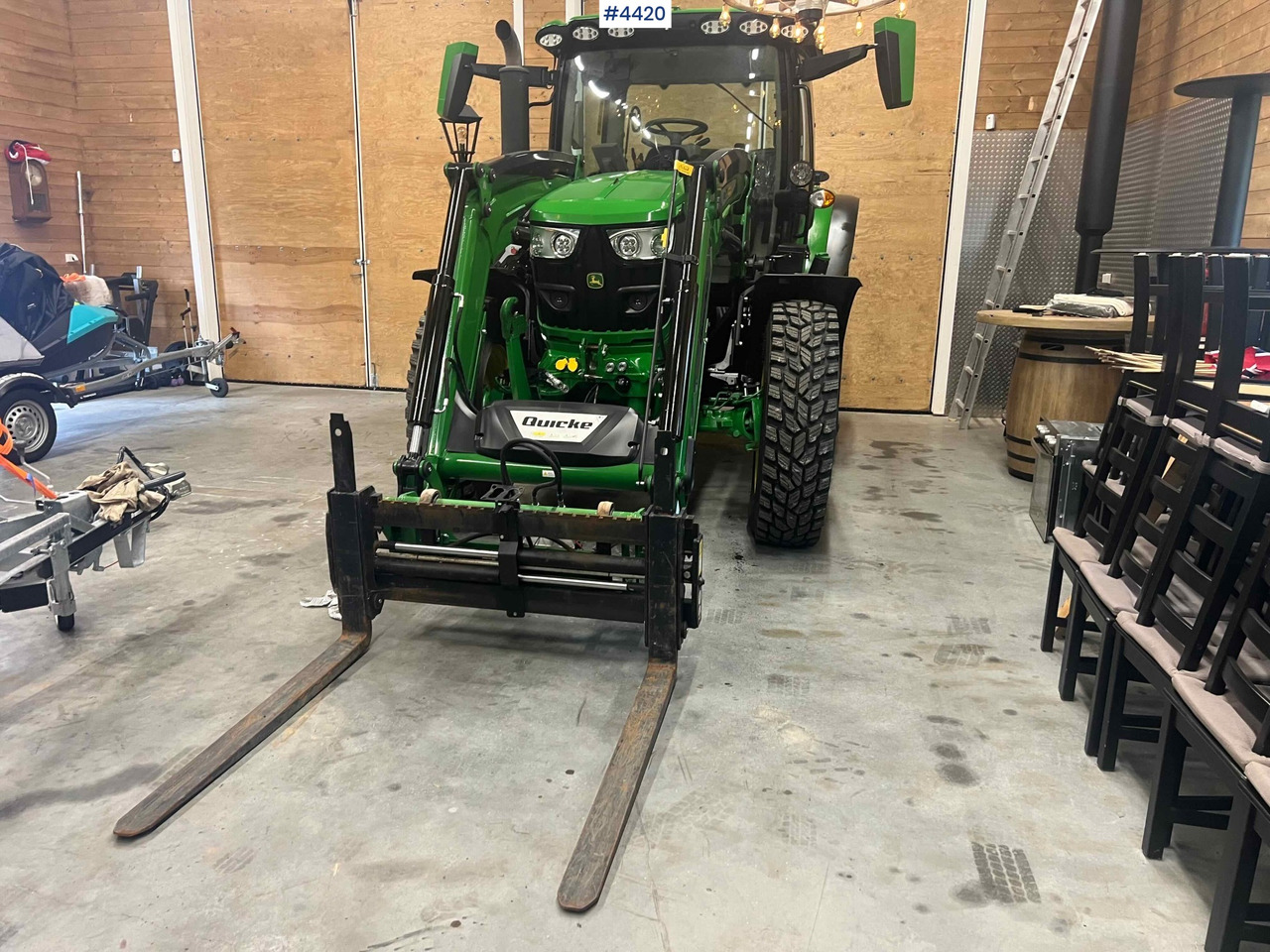 Leasing de  2024 John Deere 6150R w/ Quicke Front Loader & Bucket 2024 John Deere 6150R w/ Quicke Front Loader & Bucket: foto 7