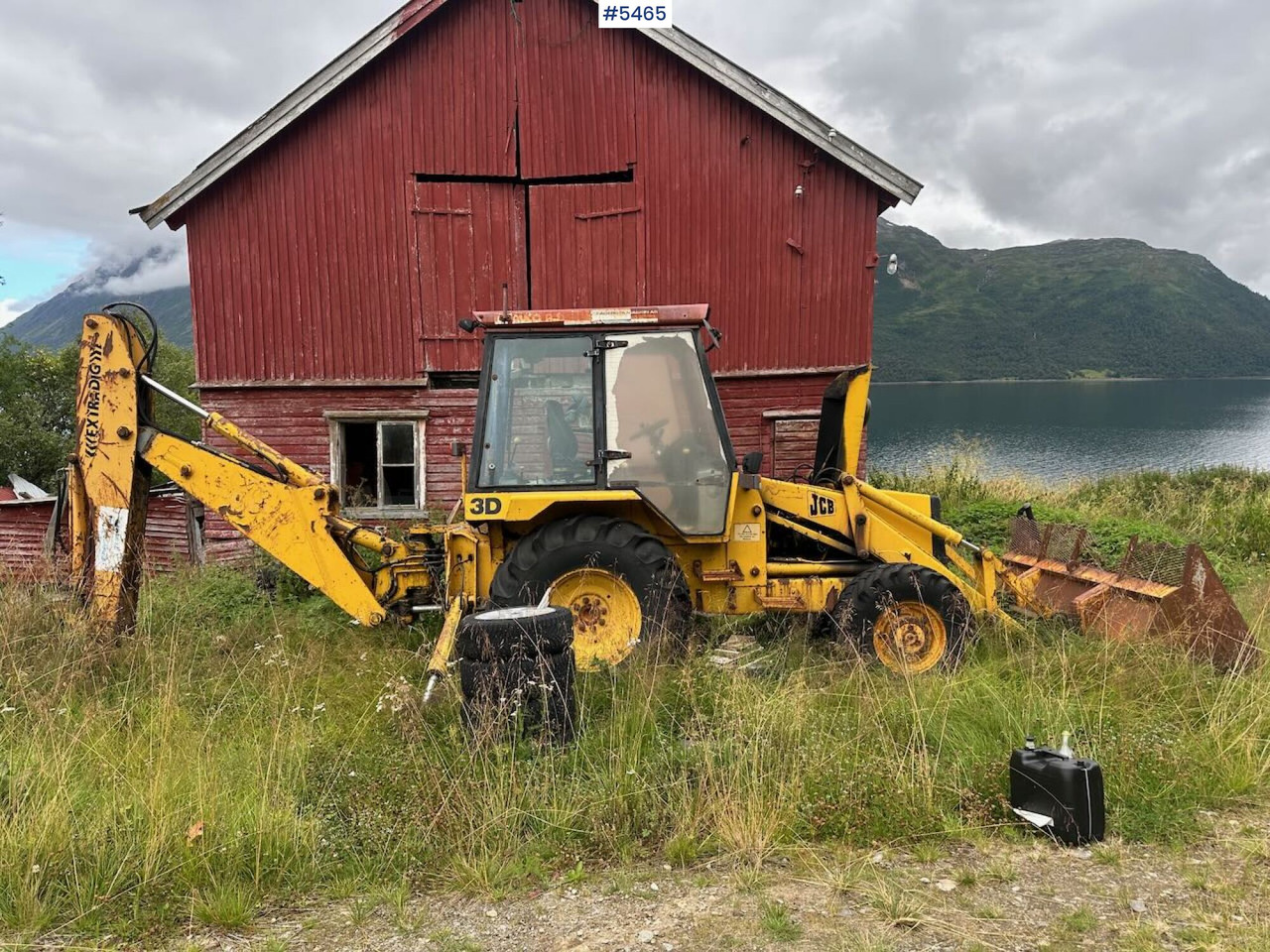 JCB Turbo 4x4 backhoe loader w/ pallet forks. Partial REP object. - Trator: foto 3 JCB Turbo 4x4 backhoe loader w/ pallet forks. Partial REP object. - Trator: foto 3