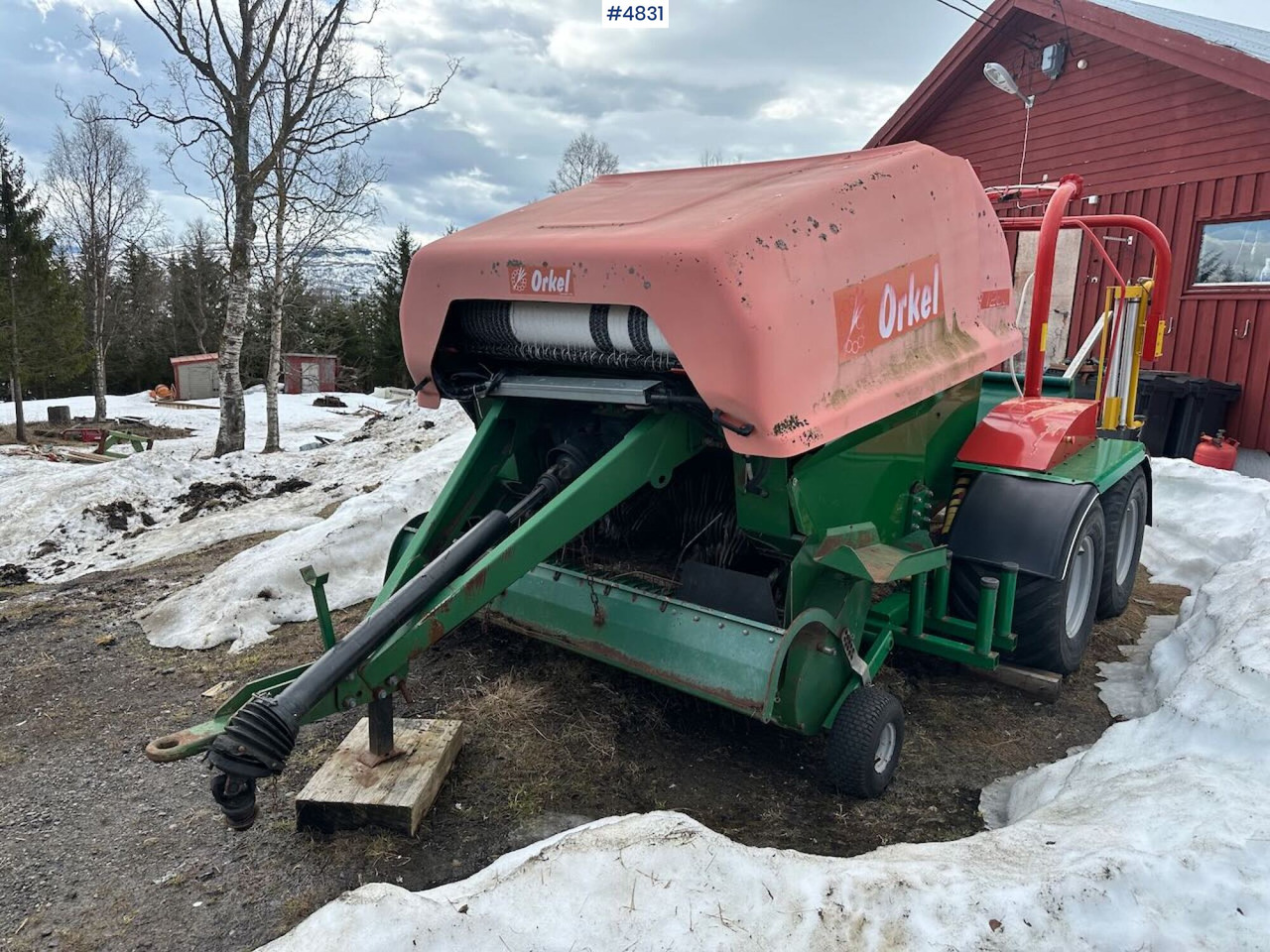Máquina para produção de feno Orkel GP 1260 round baler.: foto 9