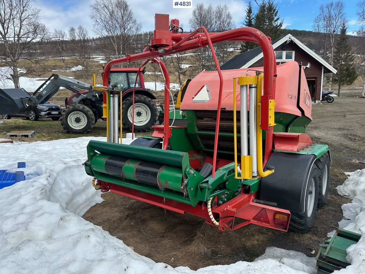 Máquina para produção de feno Orkel GP 1260 round baler.: foto 6