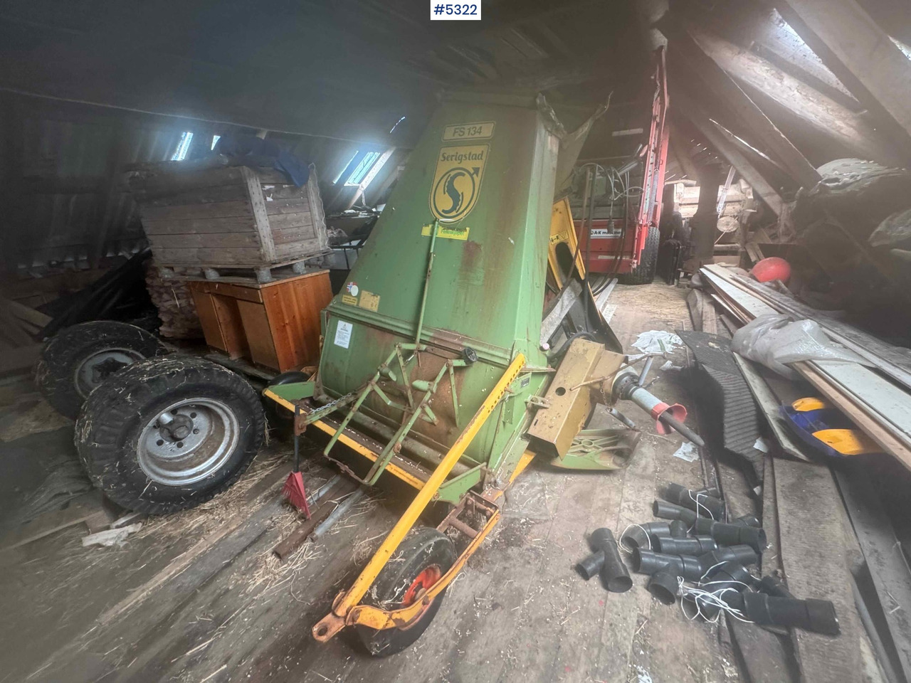 Serigstad FS 134 Forage harvester - Máquina para produção de feno: foto 1 Serigstad FS 134 Forage harvester - Máquina para produção de feno: foto 1